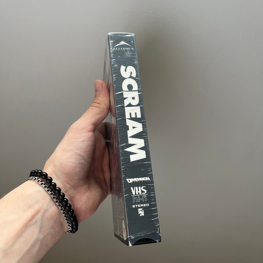 Scream VHS 1997 Wes Craven Horror Movie Alliance Video Campbell Drew Barrymore - Picture 3 of 6